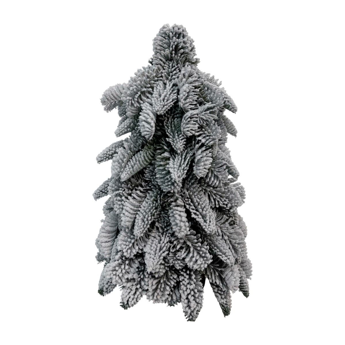 Evergreen Kunstkerstboom Nobilis met Houten Voet Sneeuw 40 x 40 cm