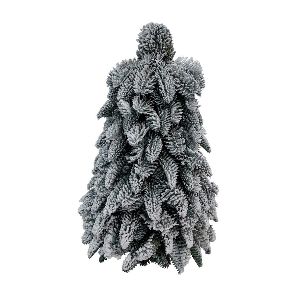 Evergreen Kunstkerstboom Nobilis met Houten Voet Sneeuw 50 x 50 cm
