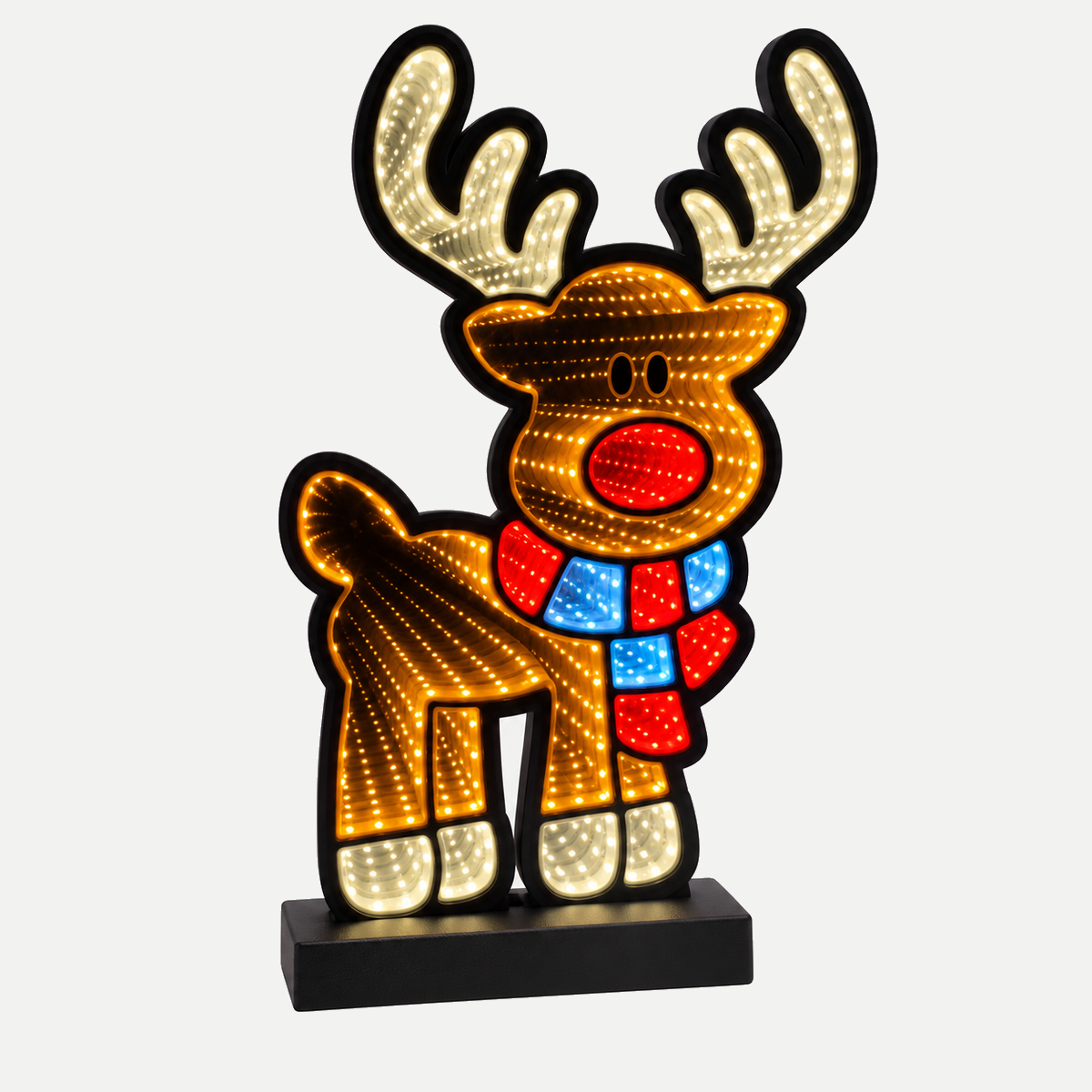 De Bosrand Verlicht Kerstfiguur Infinity Rudolf 29 x 40 cm
