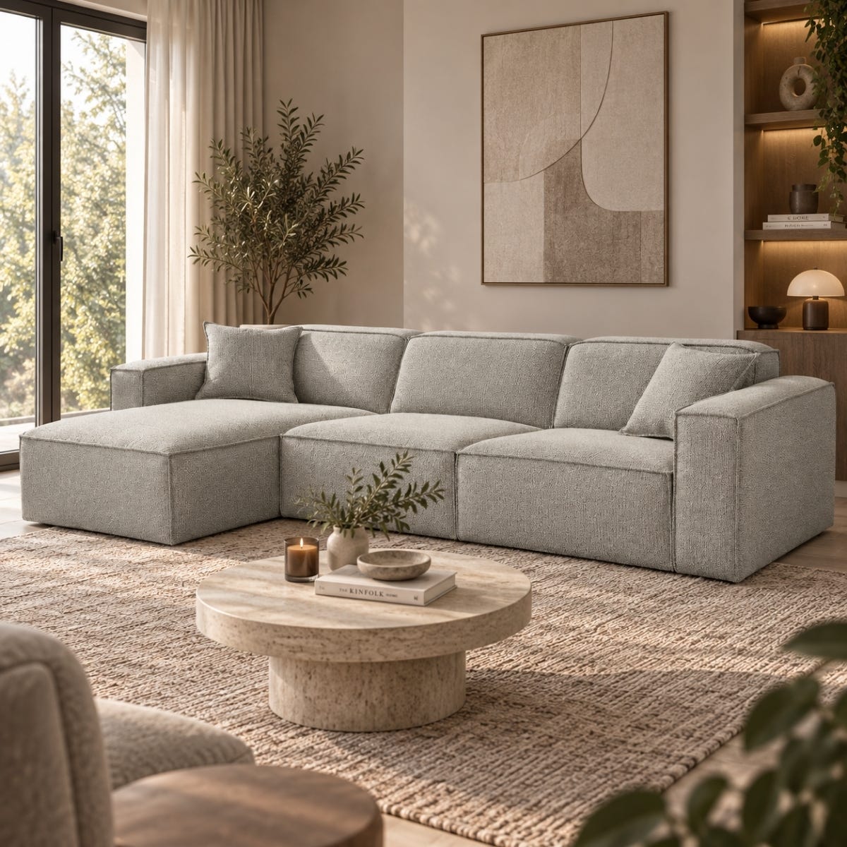 24Seven Hoekbank Amora Links 311 x 72.5 cm