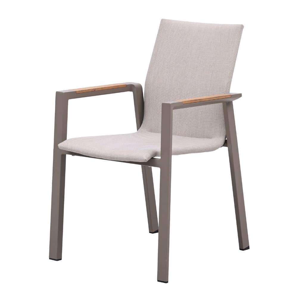 Royal Seasons Eettafelstoel Solare Espresso 57 x 63 x 87 cm
