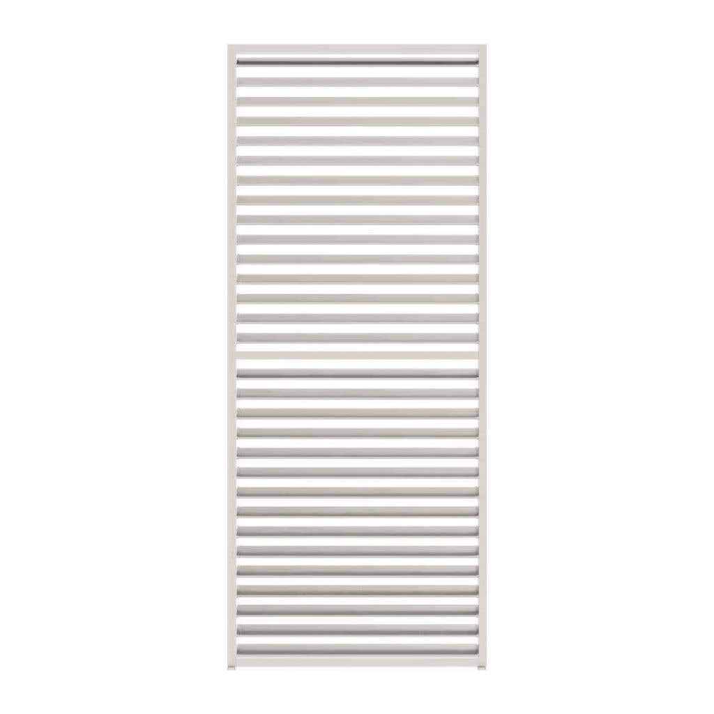 Royal Seasons Zijpaneel Lamellen Overkapping Bergamo Zand 94.5 x 238 cm