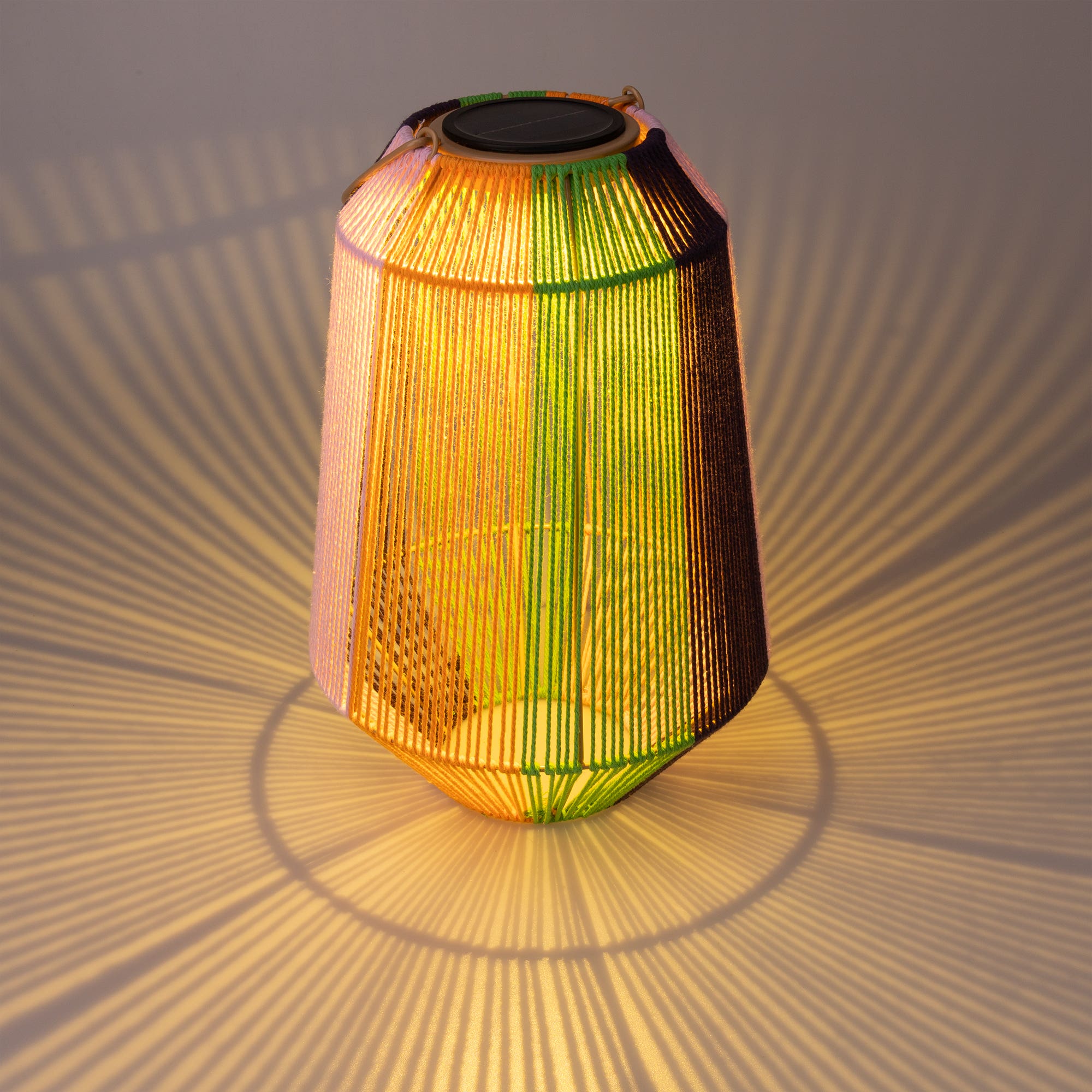 De Bosrand Solar Lantaarn Tropical 23.5 x 35 cm