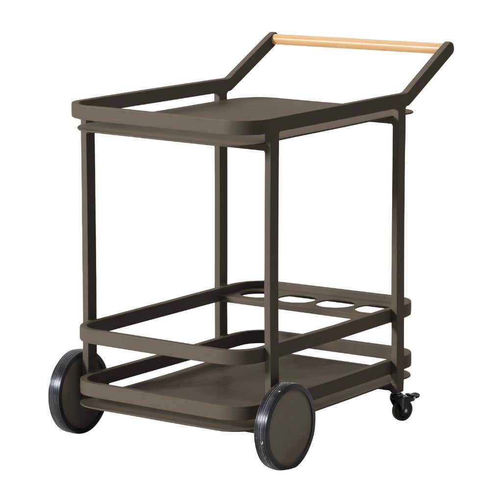 Royal Seasons Trolley 2-laags Siësta Espresso 79 x 57.5 x 82.5 cm