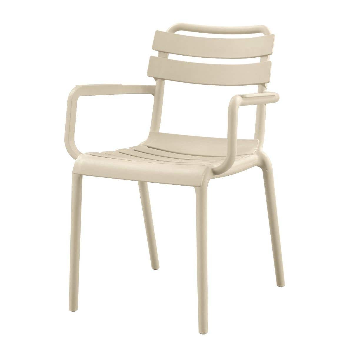 Ease Up Tuinstoel Kunststof Otis Zand 59 x 82.5 x 56.5 cm