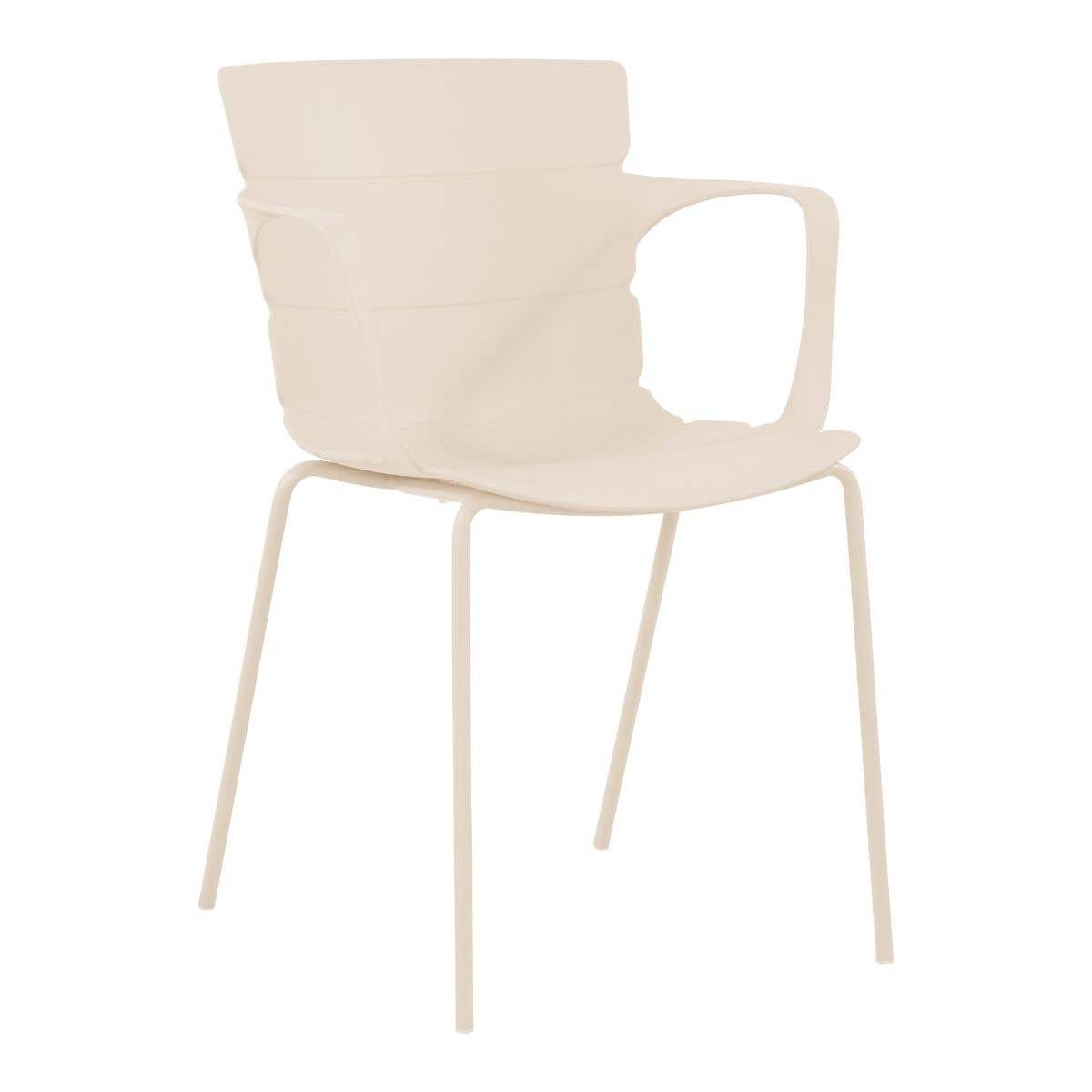 Ease Up Tuinstoel Kunststof Finn Zand 55 x 81 x 57 cm