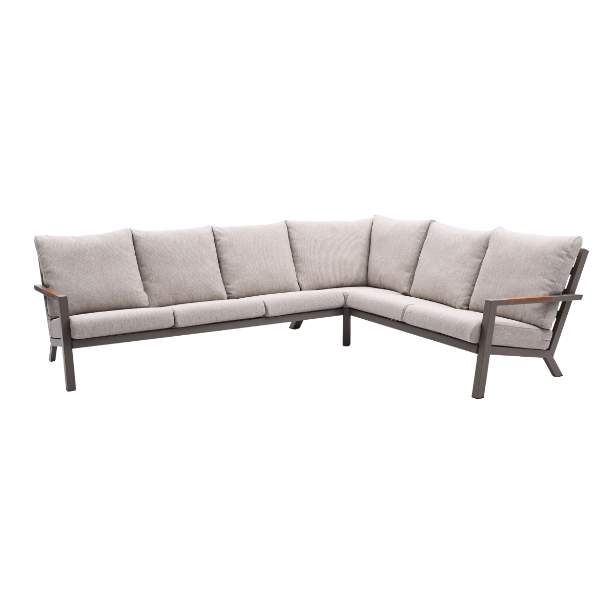 Royal Seasons Hoek-loungeset 6-zits Solare Espresso