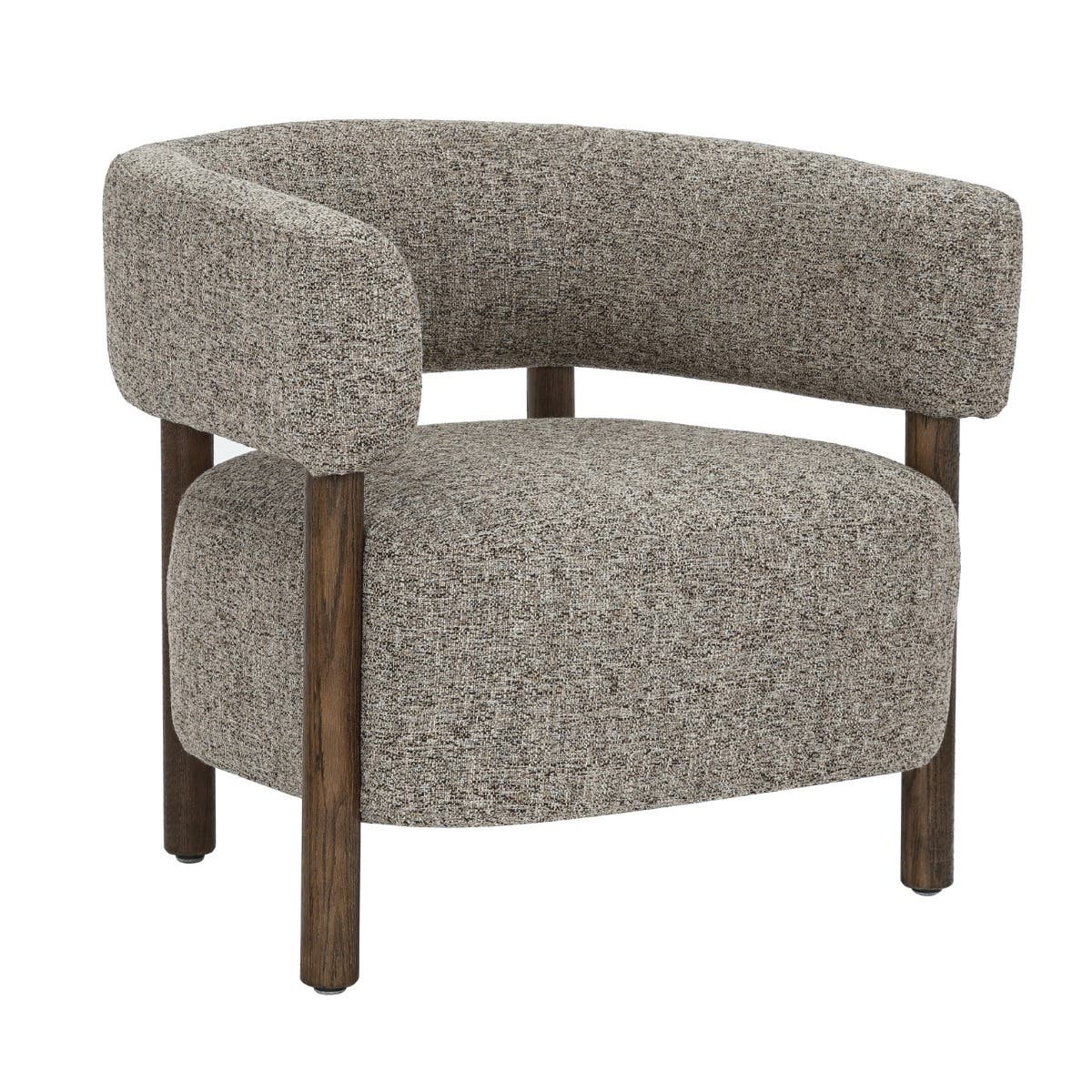 24Seven Loungestoel Ludo Coffee 73 x 69 x 70 cm