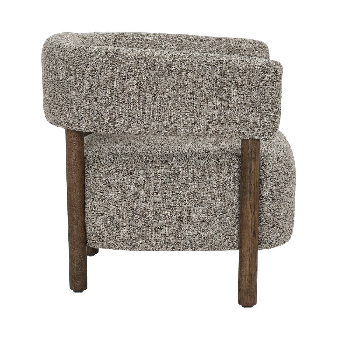 24Seven Loungestoel Ludo Coffee 73 x 69 x 70 cm