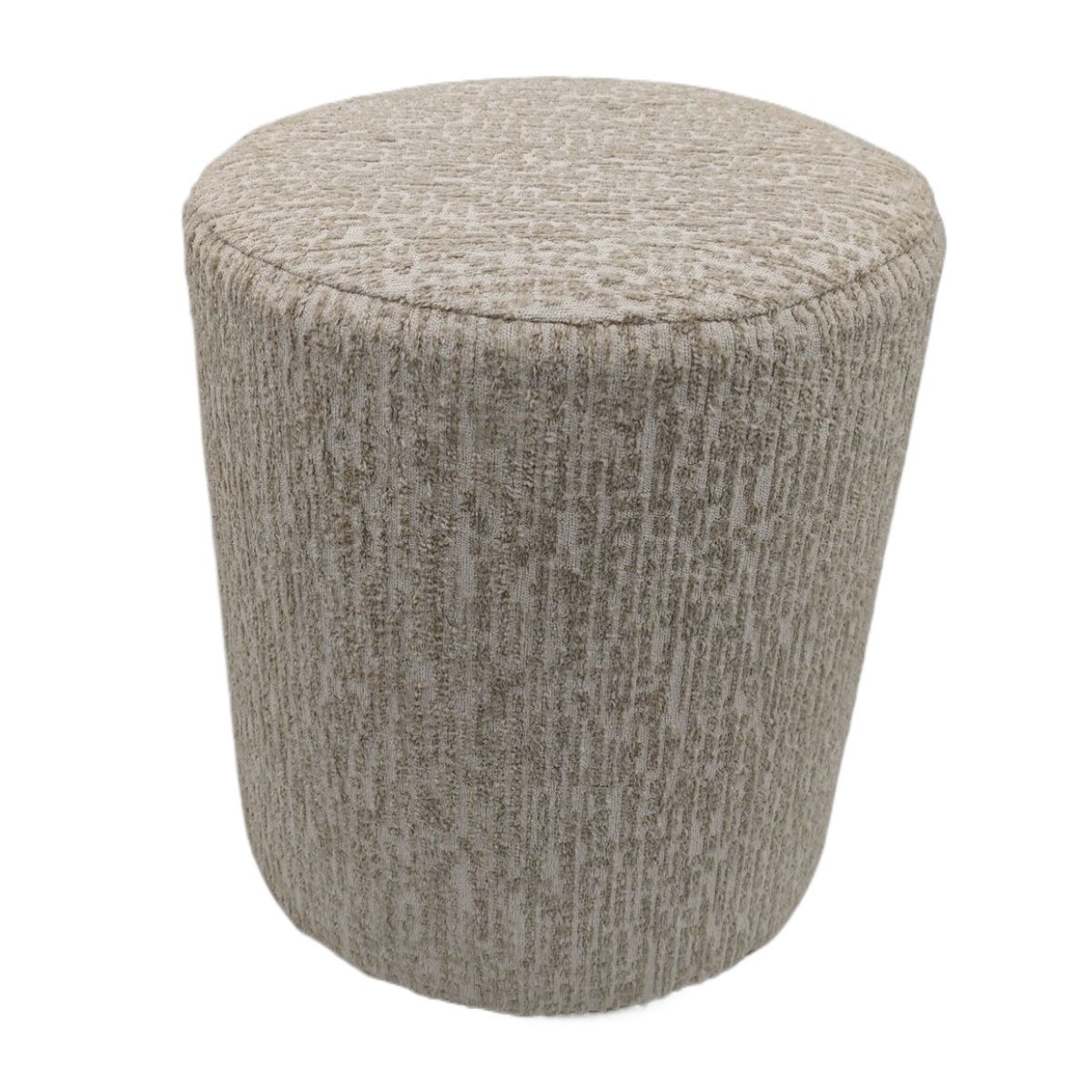 De Bosrand Poef Beige 40 x 35 cm