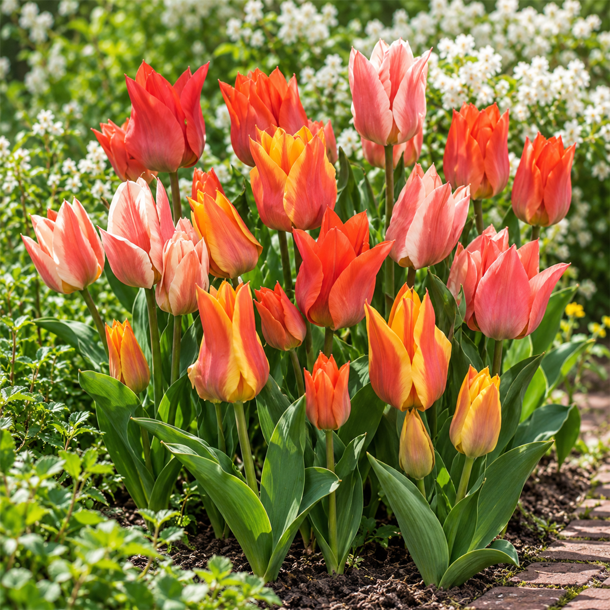 Pure Bulbs Bloembollen Tulp (Tulipa 'Fun Colors') 15 stuks