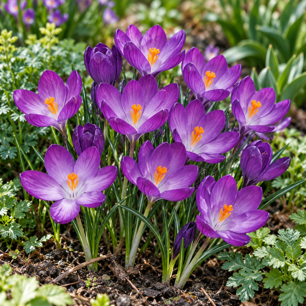 Pure Bulbs Bloembollen Krokus (Crocus 'Ruby Giant') 15 stuks