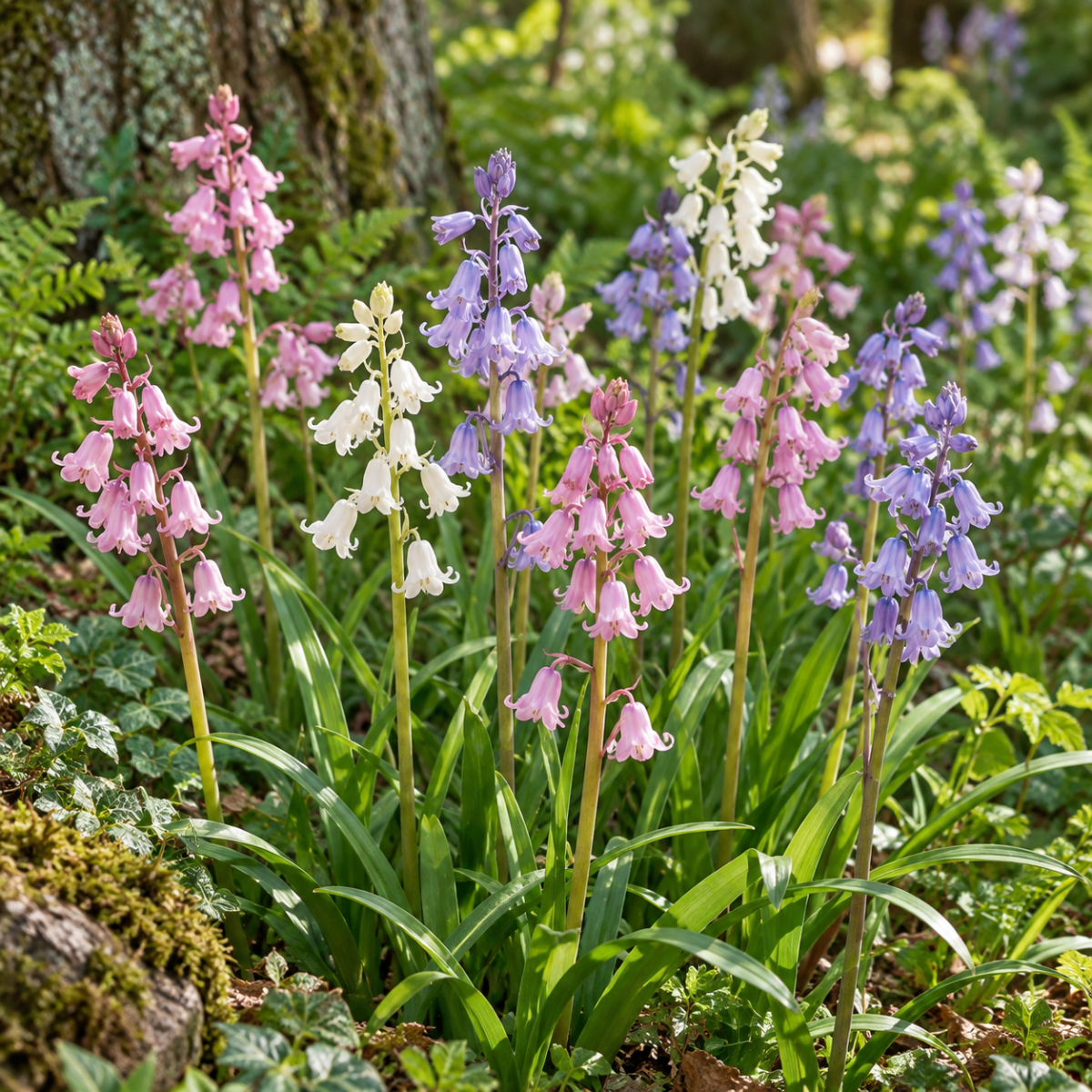Pure Bulbs Bloembollen Boshyacint (Hyacinthoides 'Hispanica mix') 10 stuks
