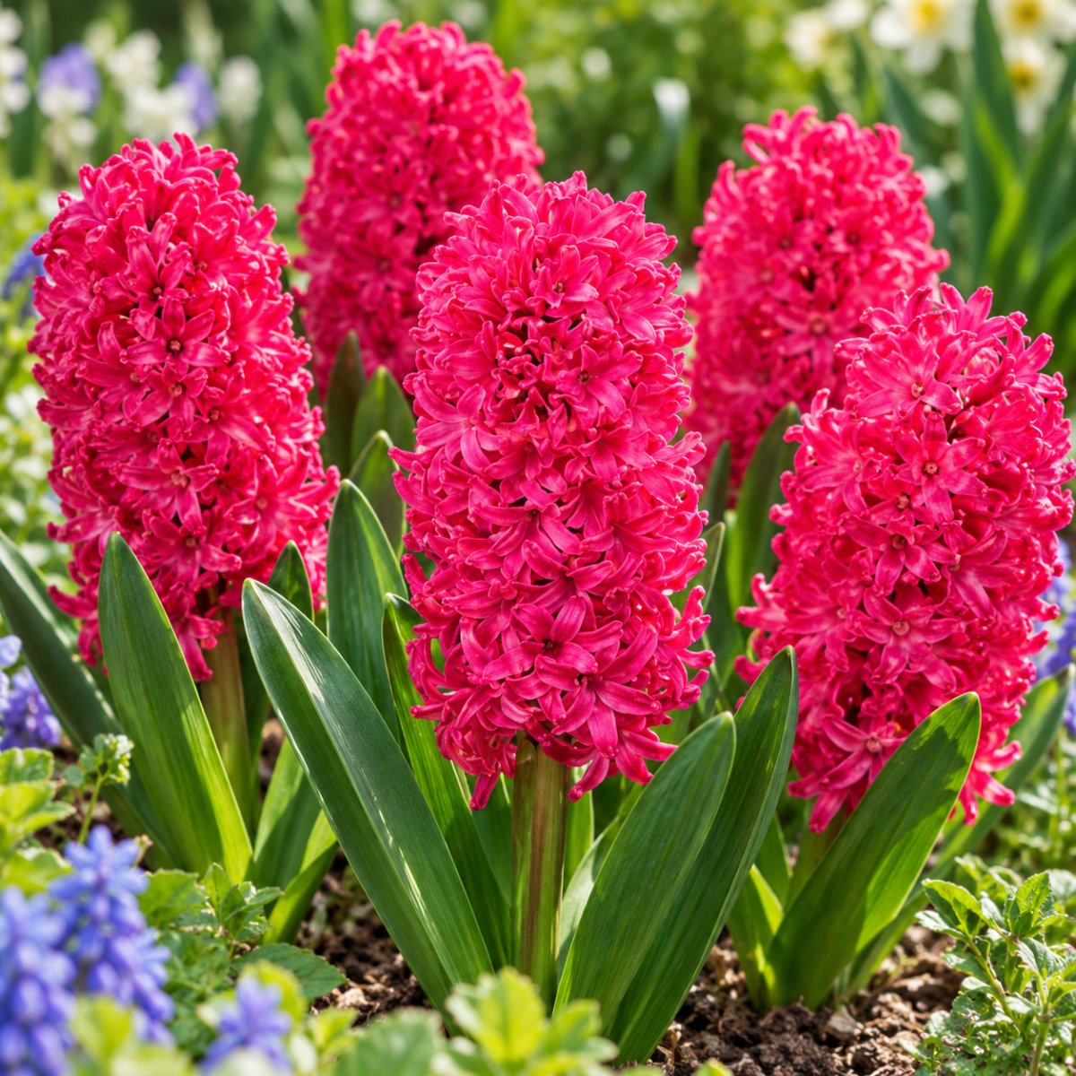 Pure Bulbs Bloembollen Hyacint (Hyacinthus 'Red') 3 stuks