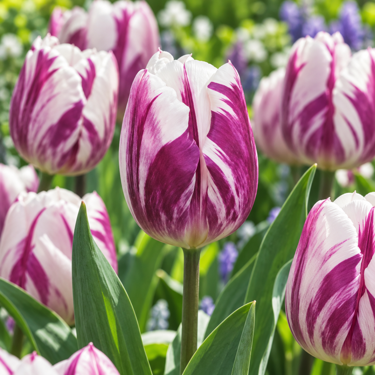Pure Bulbs Bloembollen Tulp (Tulipa 'Flaming Flag') 7 stuks