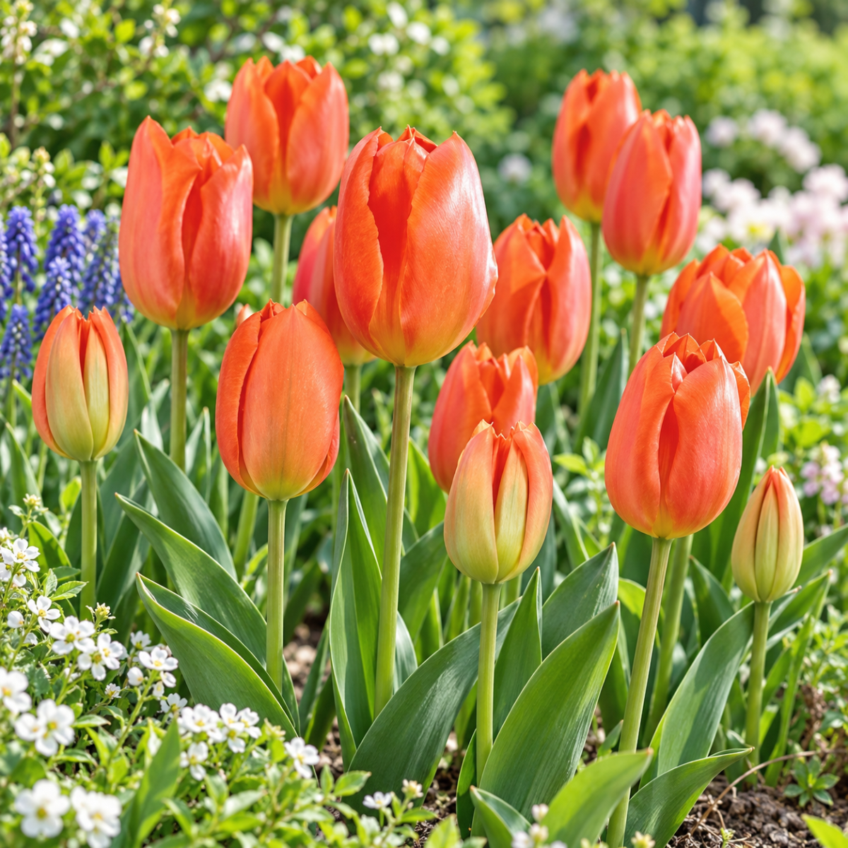 Pure Bulbs Bloembollen Tulp (Tulipa 'Orange Brilliant') 7 stuks