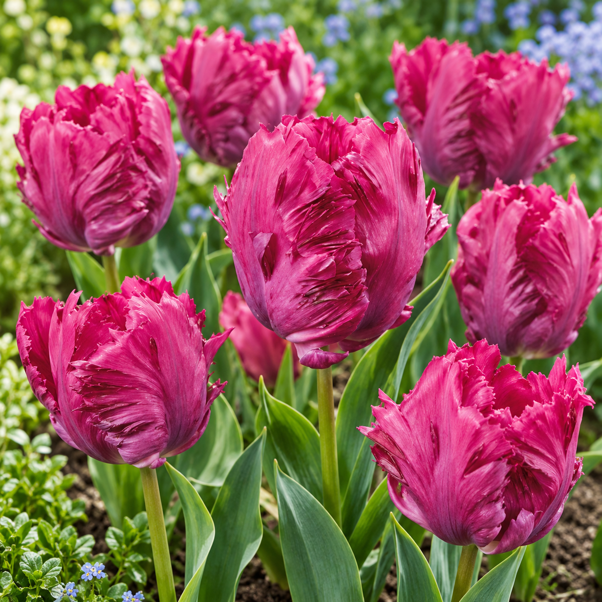 Pure Bulbs Bloembollen Tulp (Tulipa 'Parrot Prince') 7 stuks