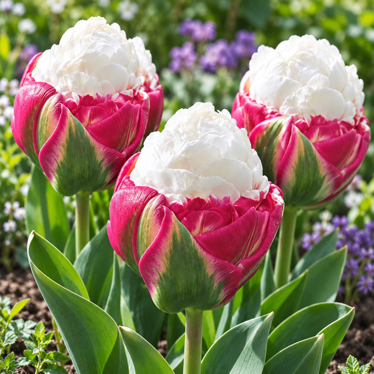 Pure Bulbs Bloembollen Tulp (Tulipa 'Ice Cream') 3 stuks