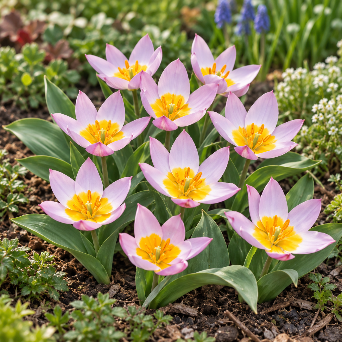 Pure Bulbs Bloembollen Tulp (Tulipa 'Bakeri Lilac Wonder') 10 stuks