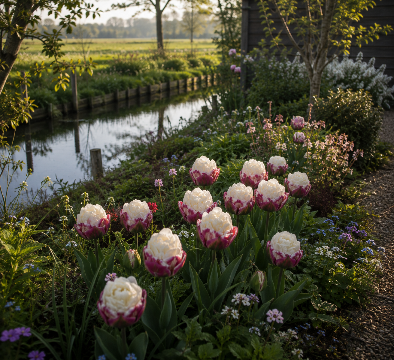 Pure Bulbs Bloembollen Tulp (Tulipa 'Ice Cream') 9 stuks