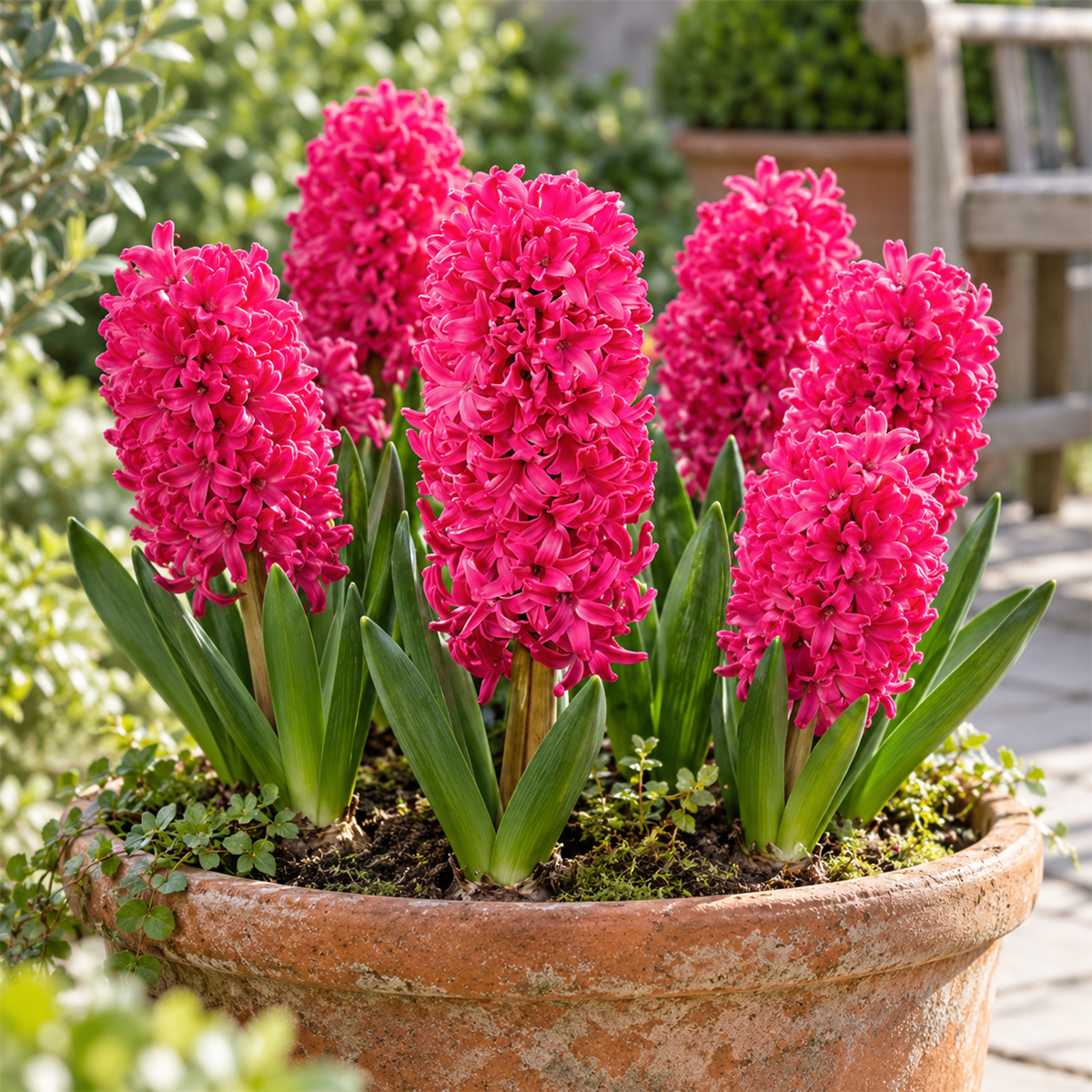 Pure Bulbs Bloembollen Hyacint (Hyacinthus 'Red') 9 stuks