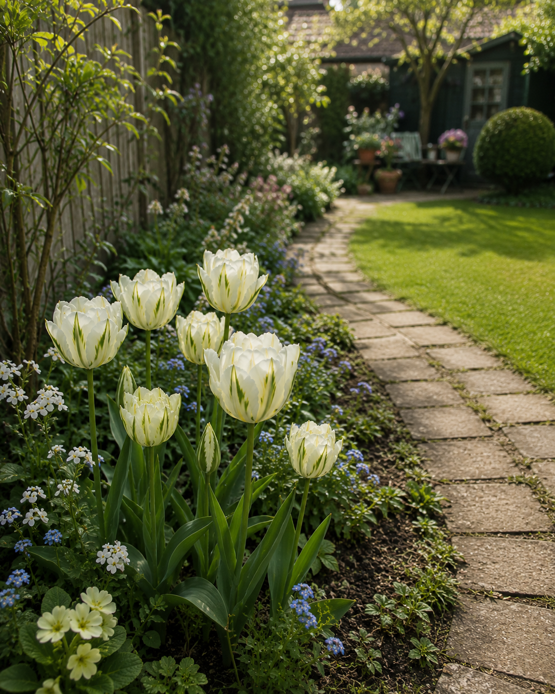 Pure Bulbs Bloembollen Tulp (Tulipa 'White Valley') 12 stuks