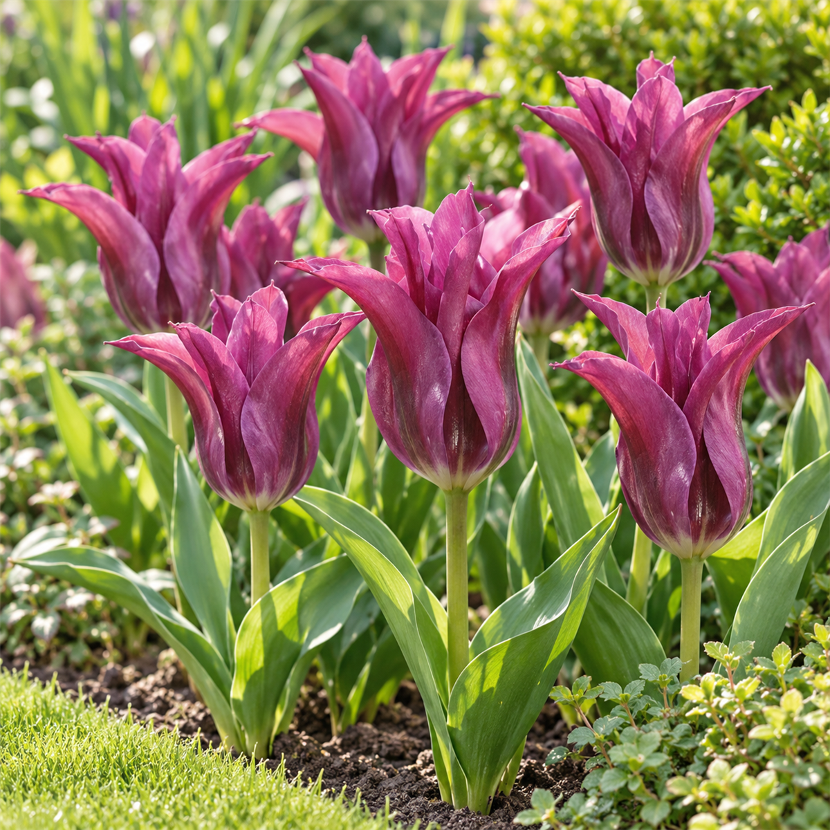 Pure Bulbs Bloembollen Tulp (Tulipa 'Purple Doll') 12 stuks