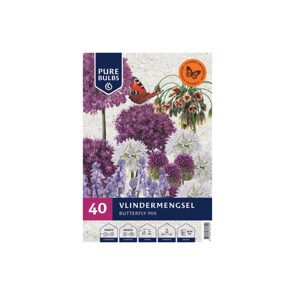 Pure Bulbs Bloembollen Vlindermengsel 40 stuks