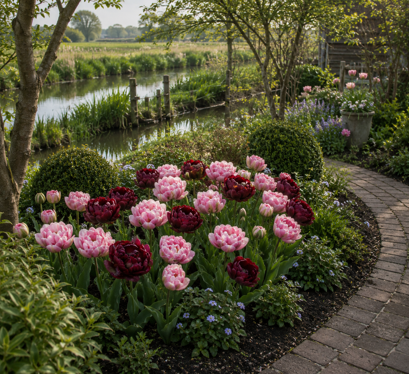Pure Bulbs Bloembollen Tulp (Tulipa 'Double Trouble') 12 stuks