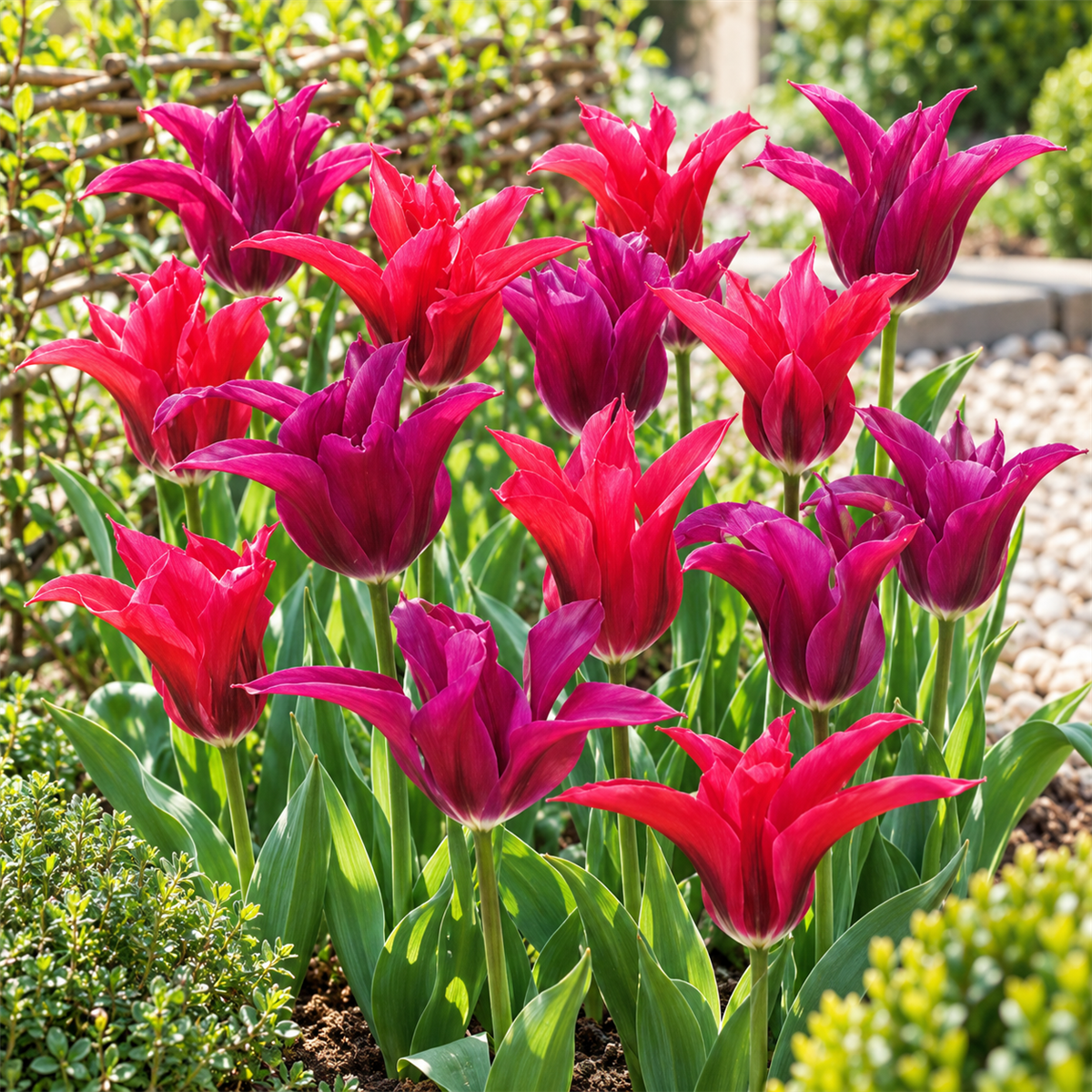 Pure Bulbs Bloembollen Tulp (Tulipa 'Twins Mix') 12 stuks