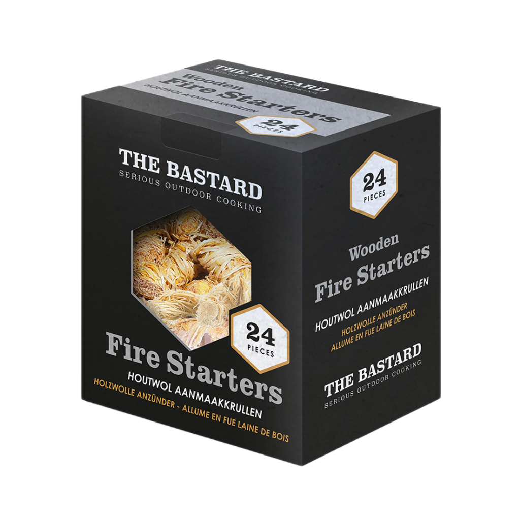 The Bastard Wooden Fire Starters 24 stuks