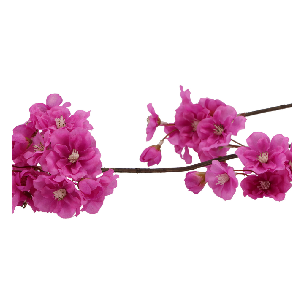 Kunstbloem Zijde Cherry Blossom Paars 85cm