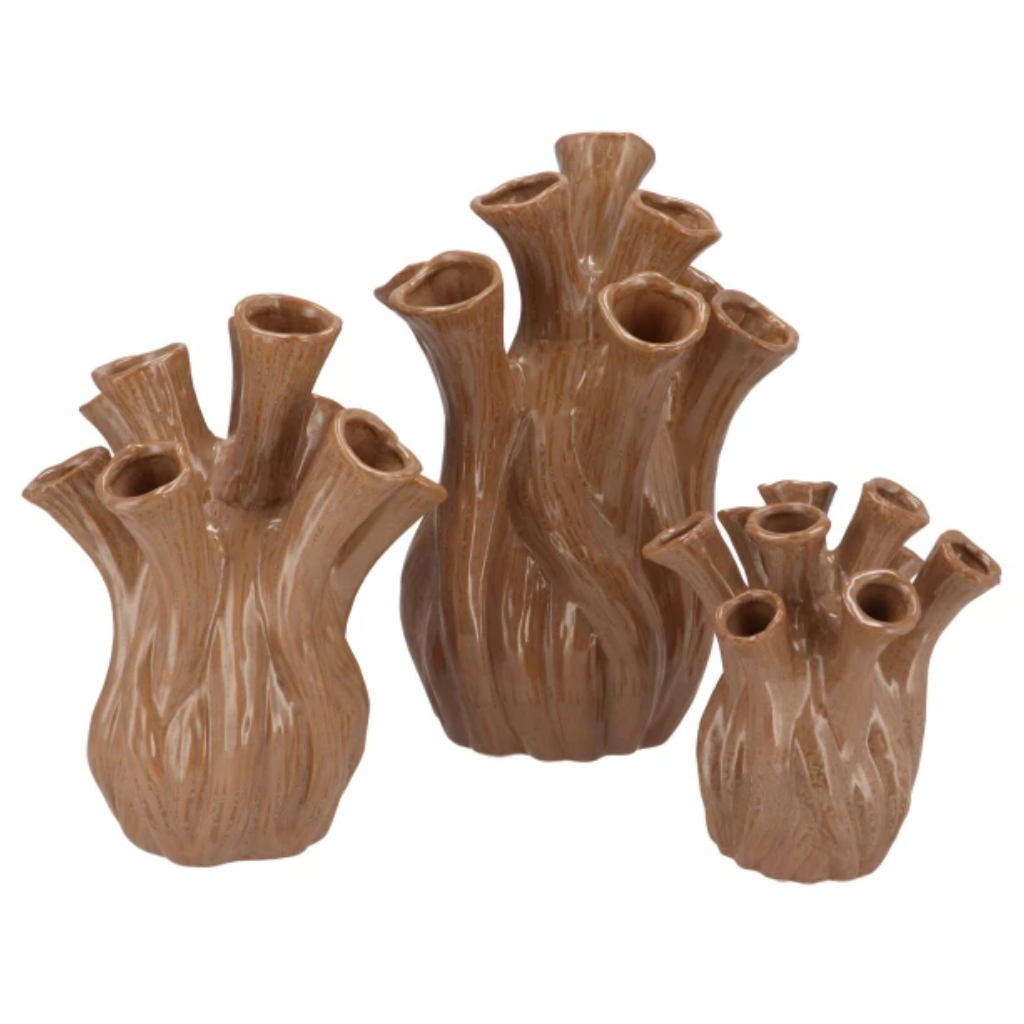 Milou scottish sand vase aglio organic 18 x 20 cm