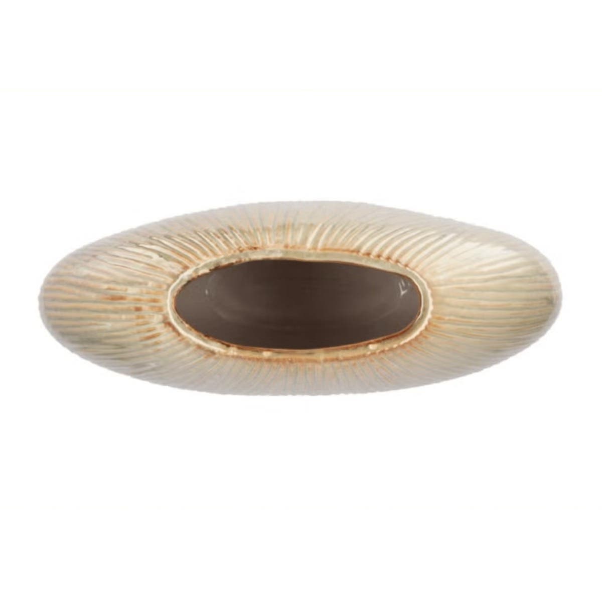 Daan Kromhout Design Vaas Sifan Ovaal Groen 41 x 16 x 39 cm