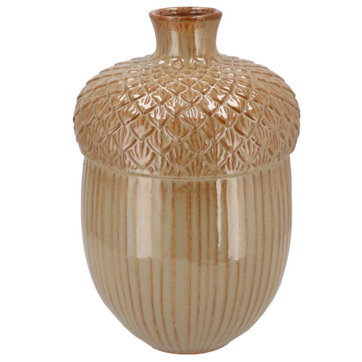 Daan Kromhout Design Vaas Mika Acorn Karamel 11 x 11 x 16 cm