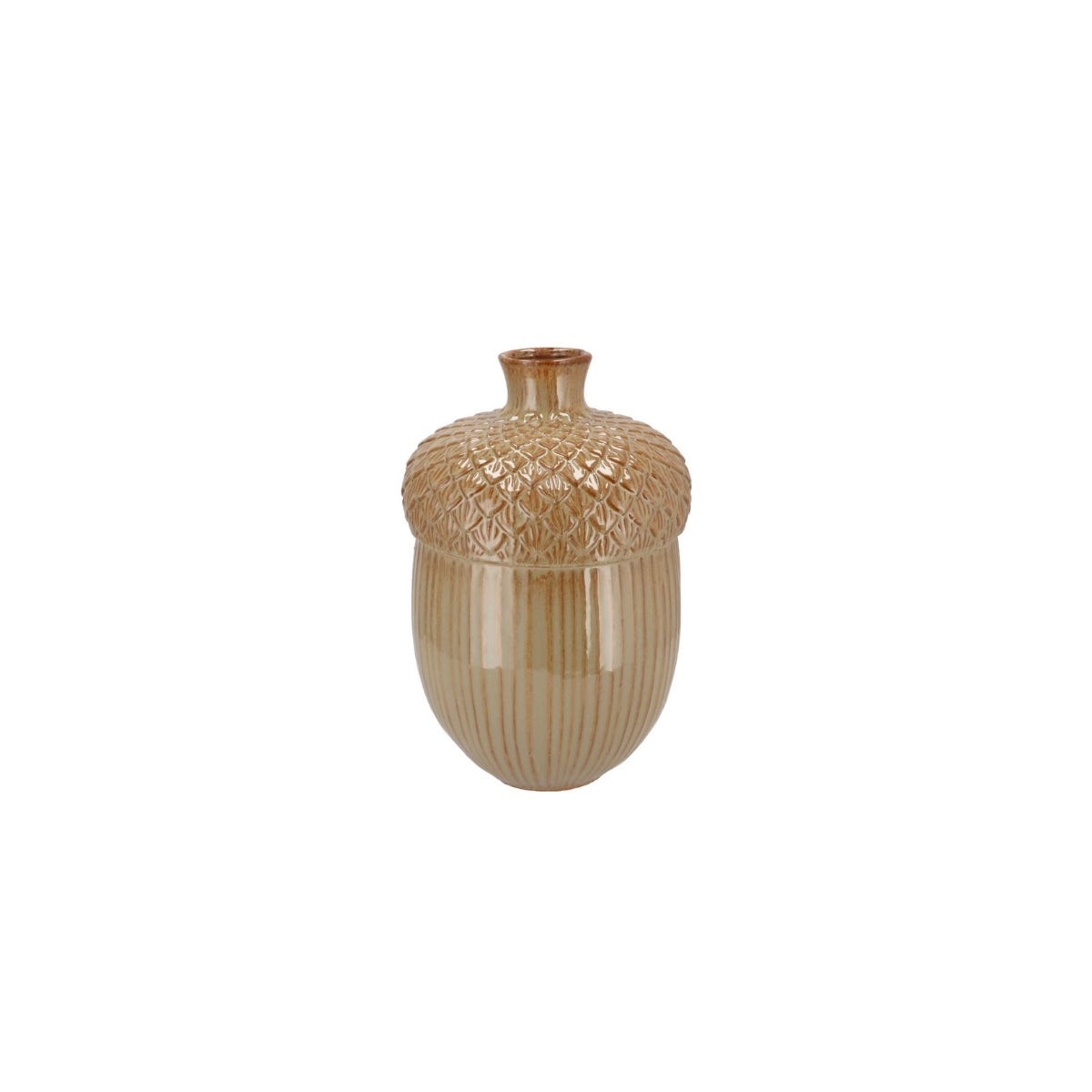Daan Kromhout Design Vaas Mika Acorn Karamel 17 x 17 x 26 cm