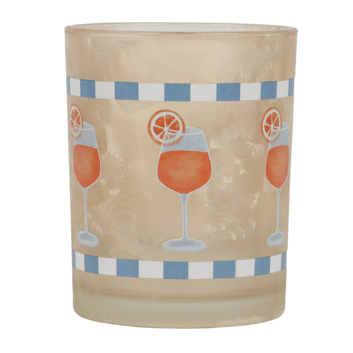 De Bosrand Theelichthouder Aperol Spritzer 12 x 10 cm