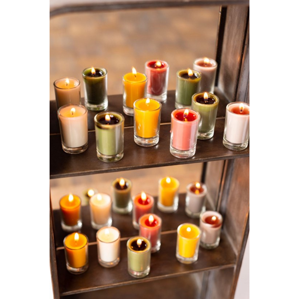 Home Society Minikaarsjes Votive groen 6 stuks