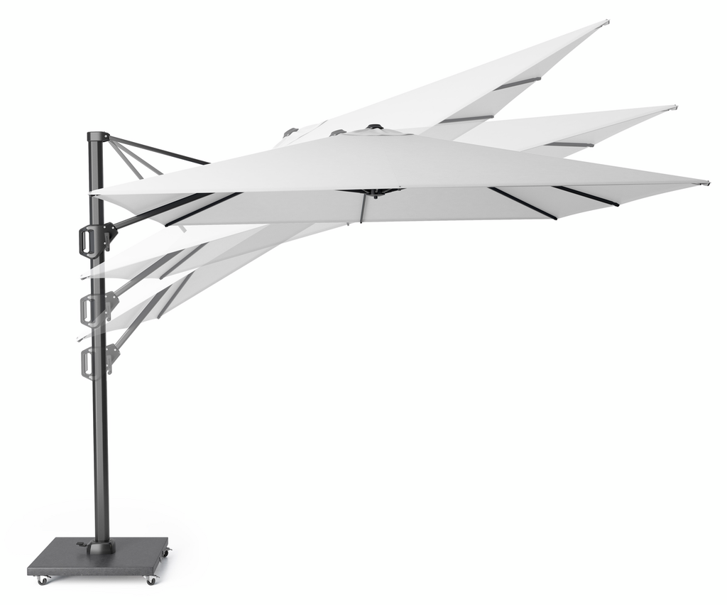 Platinum Zweefparasol Challenger T¹ Champagne Rechthoek 400 x 300 cm