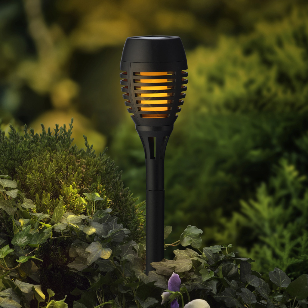 Lumineo Solar Tuinfakkel Realistisch Vlam Effect 27 x 7.5 cm