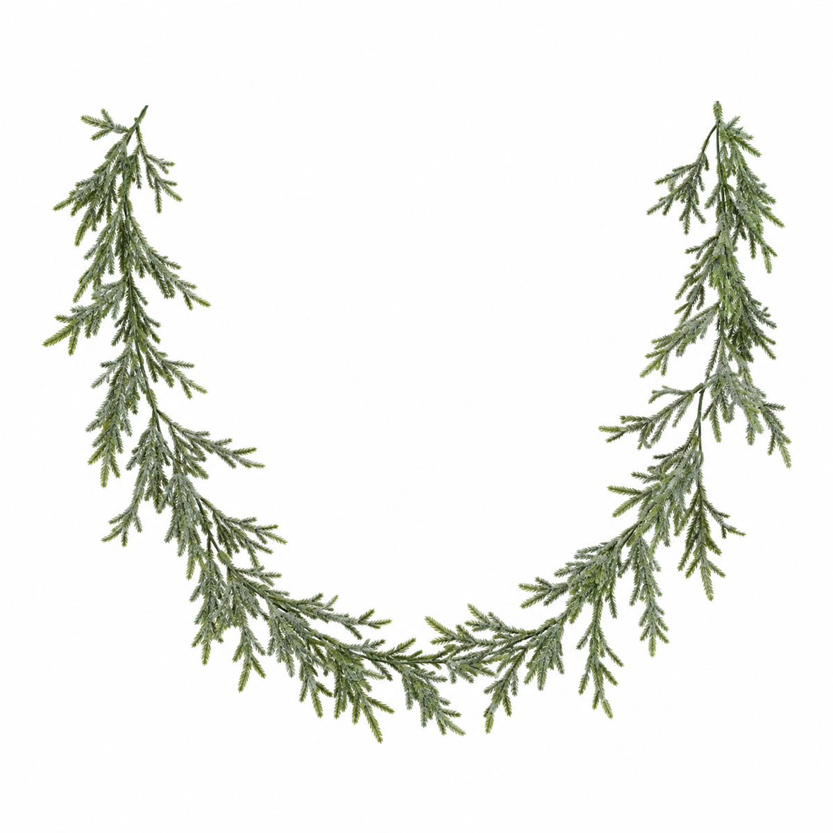 Everlands Guirlande Frosted Groen 180 x 15 cm