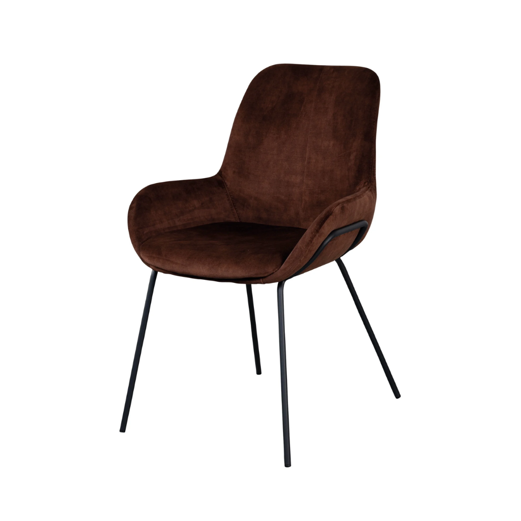 Lifestyle Home Collection Eetkamerstoel Carrington Aquila Tabacco Bruin 59 x 68 x 84 cm