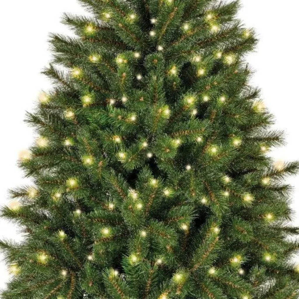 Everlands Kunstkerstboom Malmц Spruce Frosted met Verlichting 240 x 157 cm