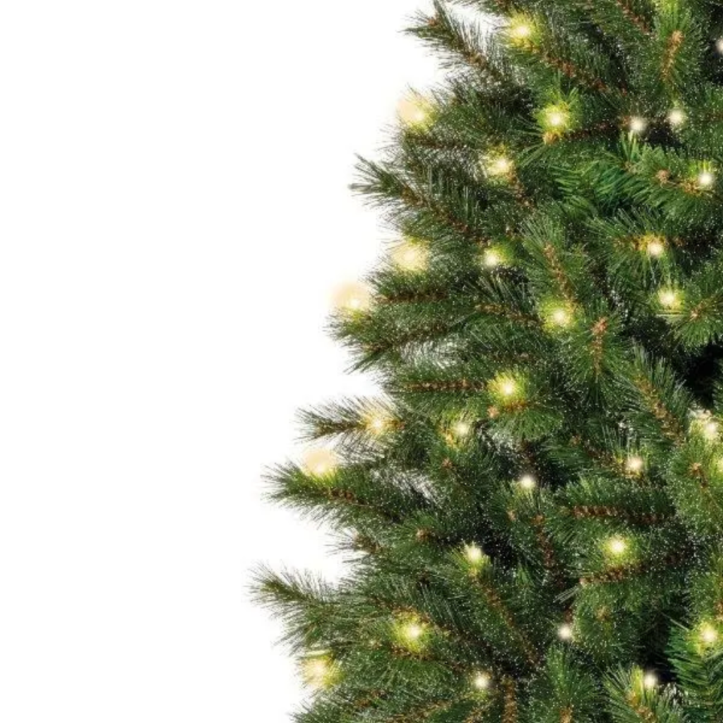 Everlands Kunstkerstboom Malmц Spruce Frosted met Verlichting 240 x 157 cm