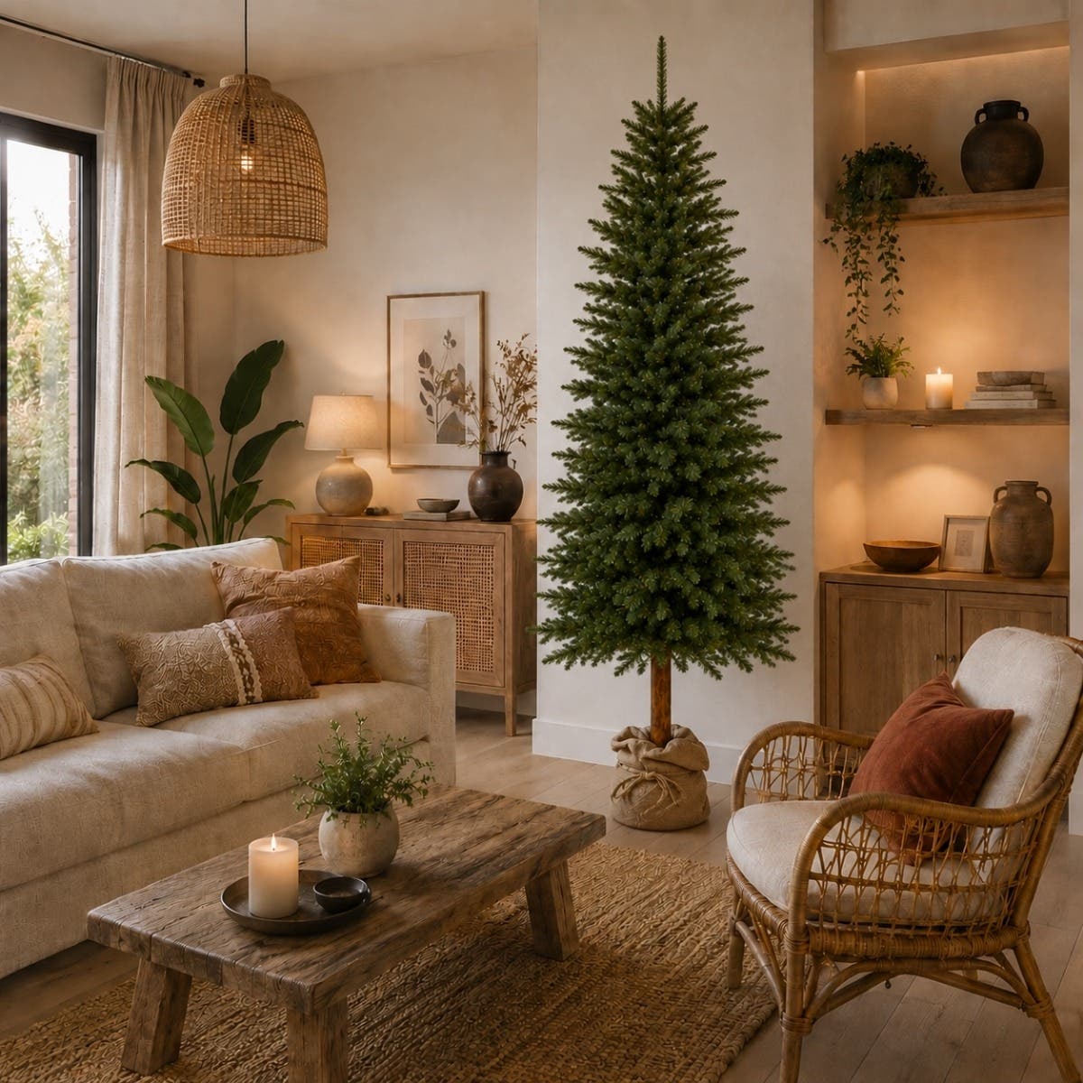 Everlands Kunstkerstboom Groen Tiaga 240 cm