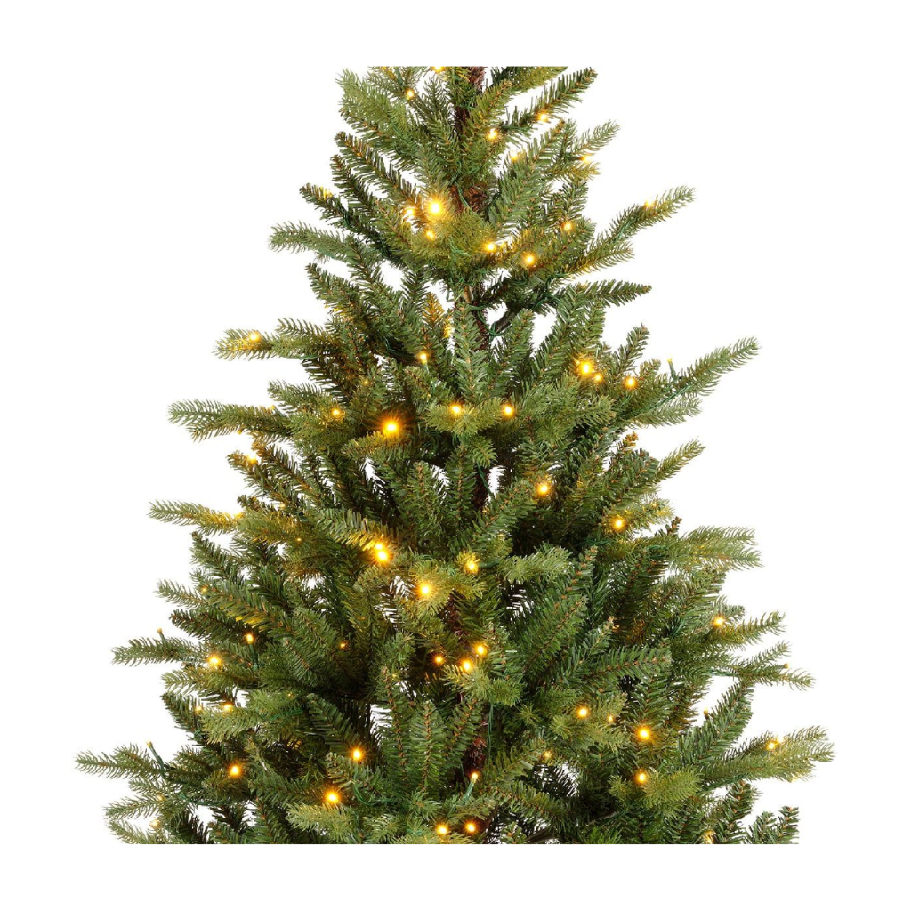 Everlands Kunstkerstboom Allison Groen met Verlichting 150 x 97 cm