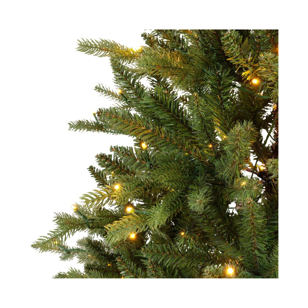 Everlands Kunstkerstboom Allison Groen met Verlichting 180 x 111 cm