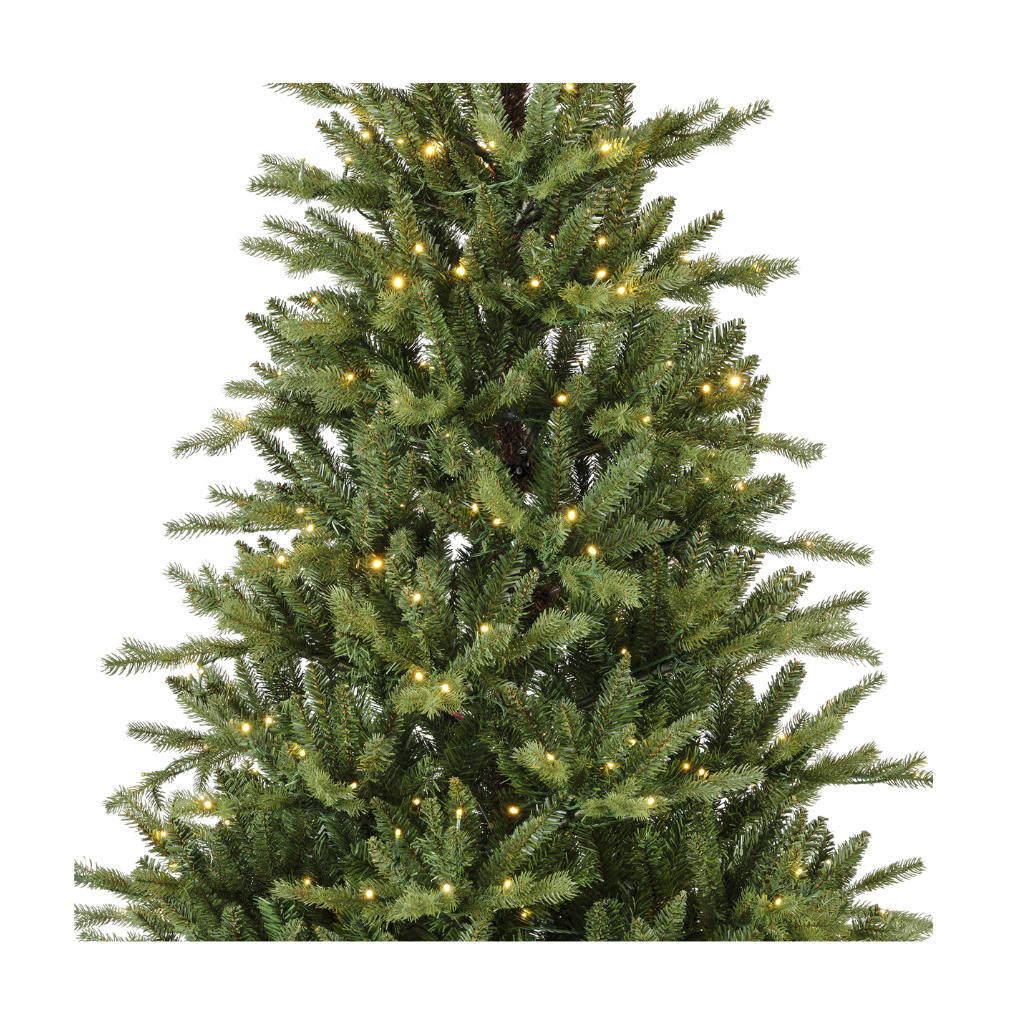 Everlands Kunstkerstboom Allison Groen met Verlichting 210 x 127 cm
