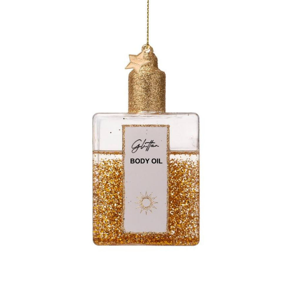 Vondels Kersthanger bodyolie goud 10 cm