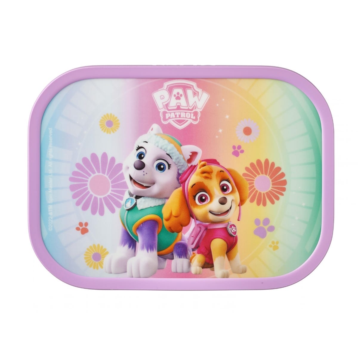 Mepal Bento Lunchbox met Vorkje Campus PAW Patrol Girls - Roze - 17,8 x 13,2 x 6,1 cm
